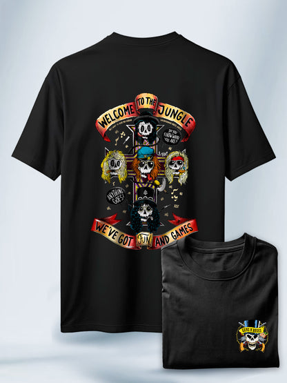 Camiseta Unisex Welcome to the Jungle Guns and Roses