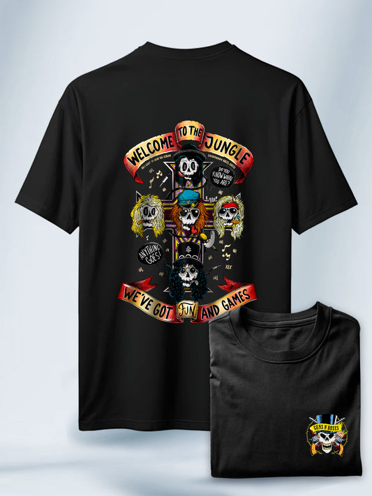 Camiseta Unisex Welcome to the Jungle Guns and Roses