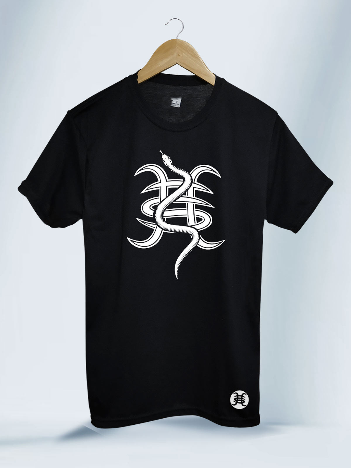 Camiseta Negra Unisex Logo Heroes del Silencio