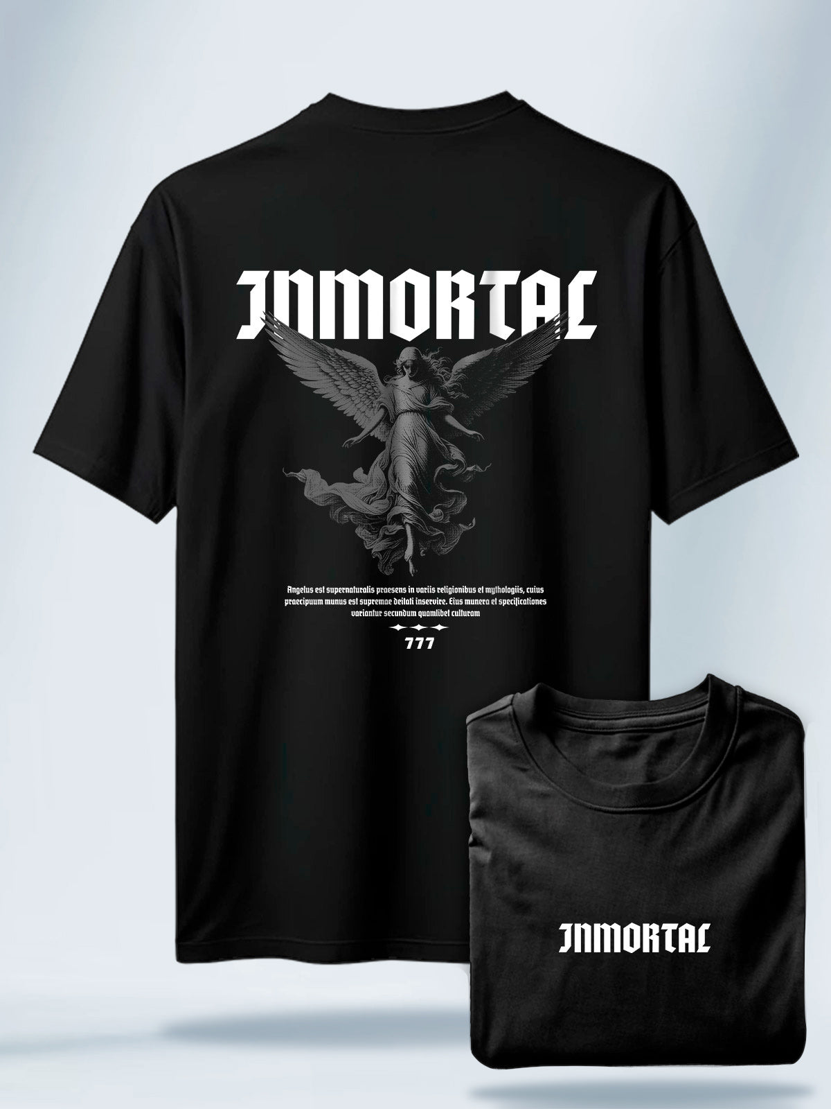 Camiseta Unisex Negra Inmortal