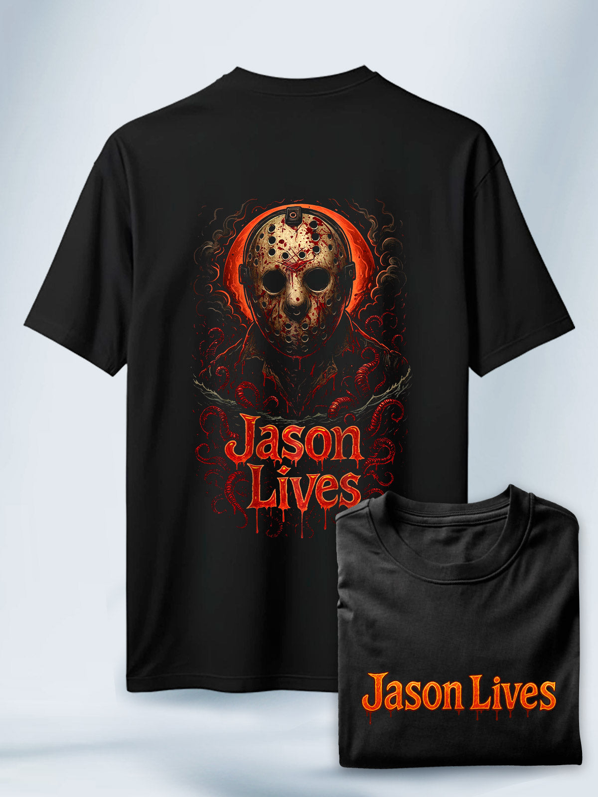 Camiseta Unisex Negra Jason Lives Viernes 13