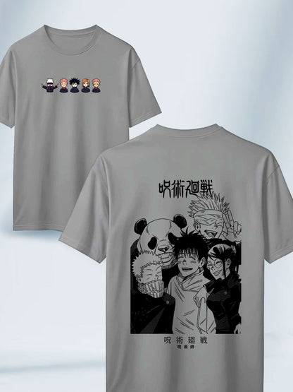 Camiseta Oversized Unisex Pelicula Jujutsu Kaisen 0 Jujutsu Kaisen