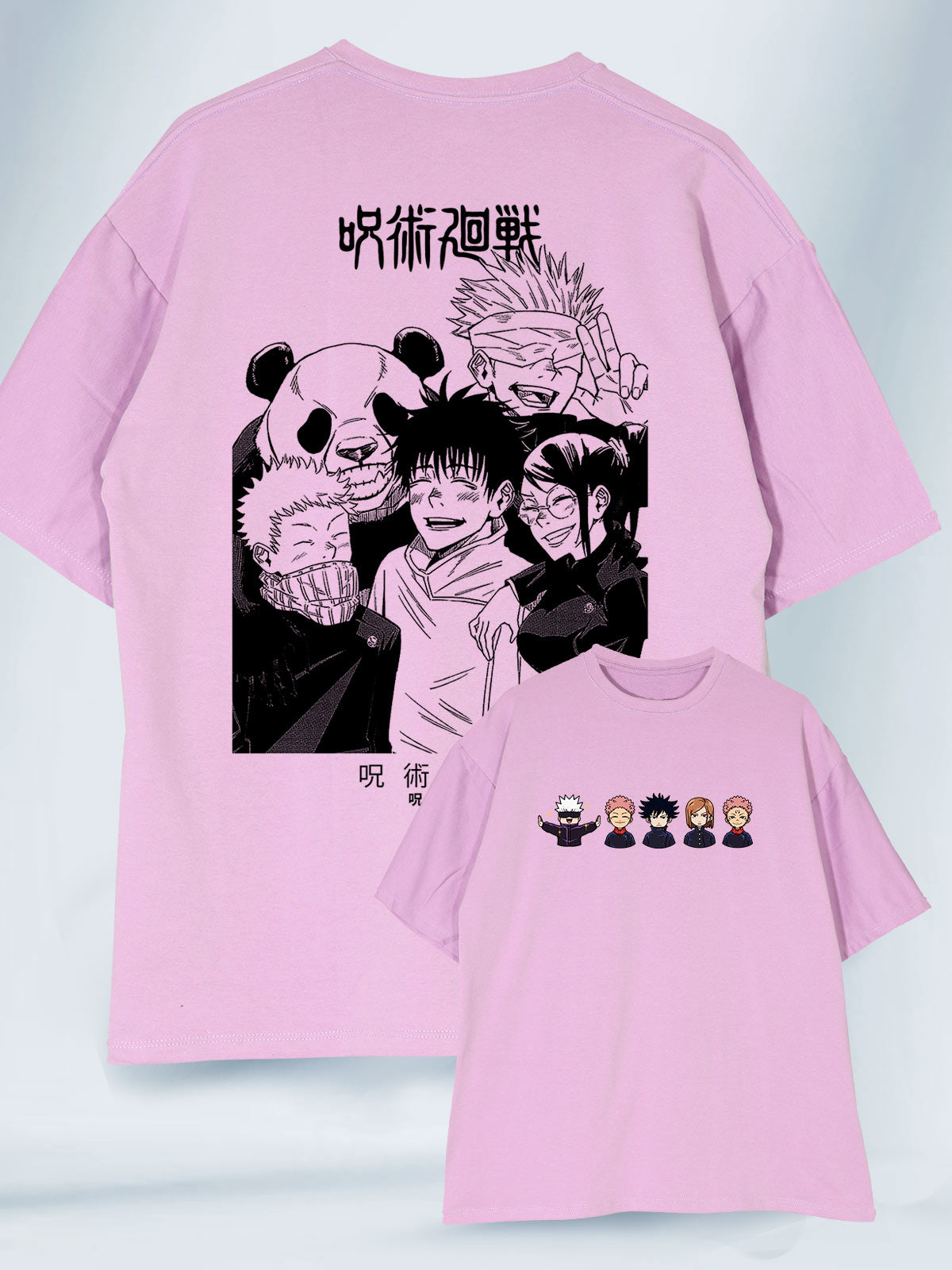 Camiseta Oversized Unisex Pelicula Jujutsu Kaisen 0 Jujutsu Kaisen