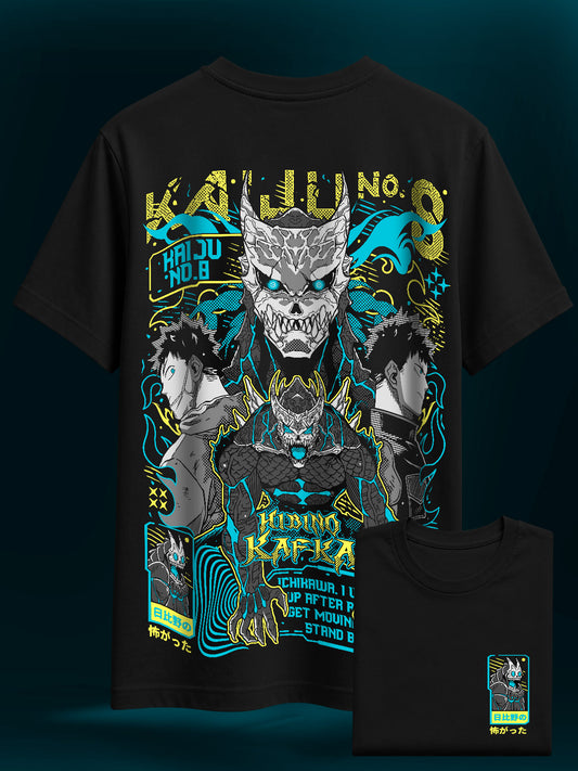 Camisa Premium Oversized kafka kaiju numero 8