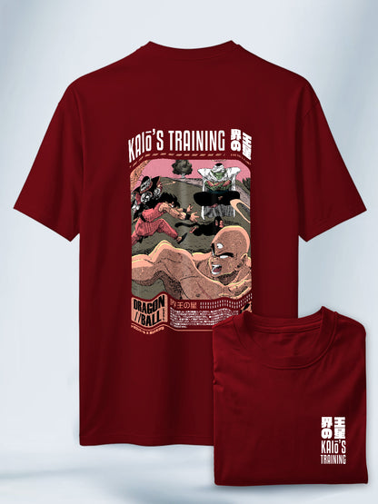 Camisa Vinotinto Unisex Entrenamiento con Kaiosama Dragon Ball Z