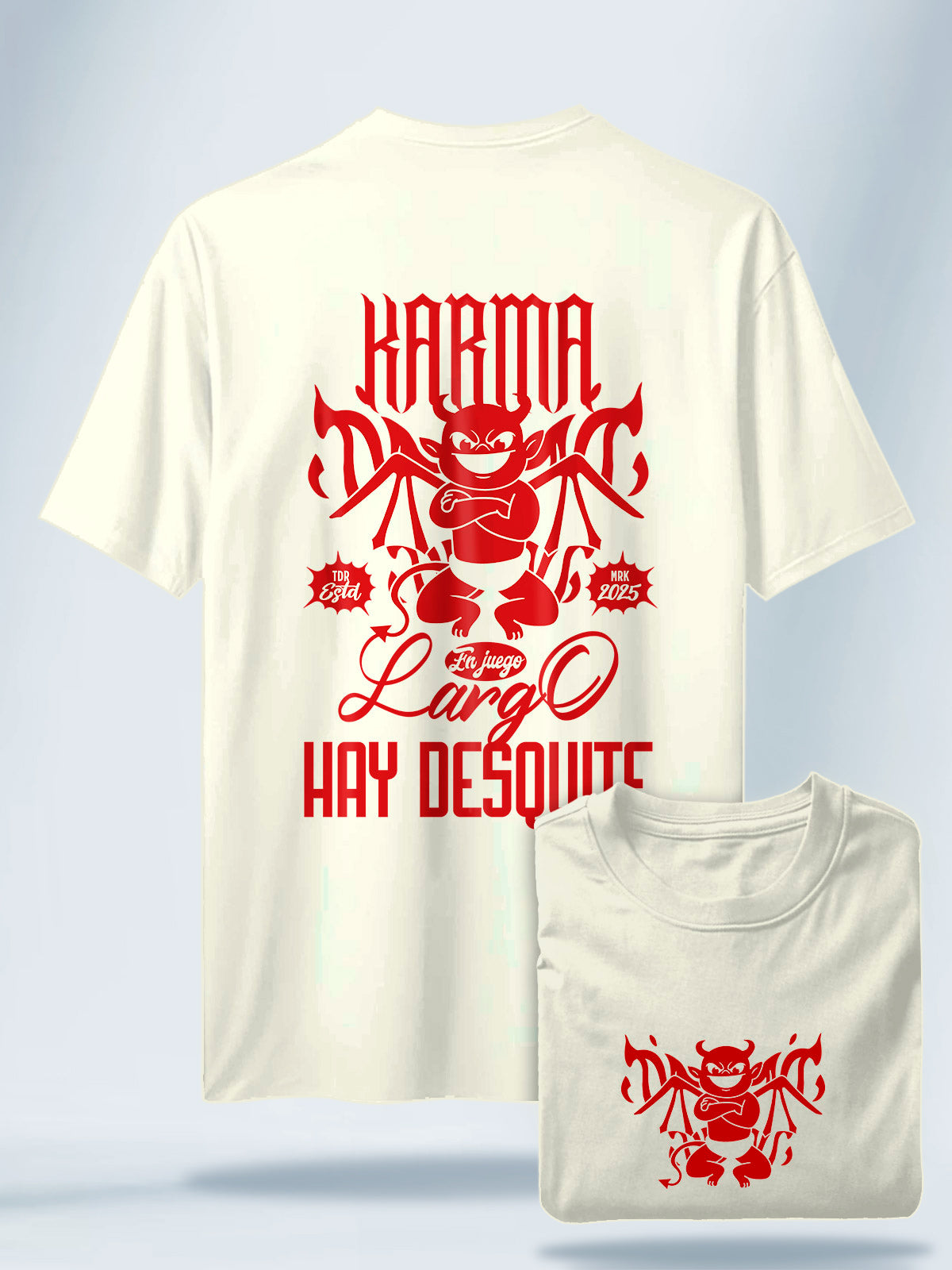 Camiseta Unisex Blanca Karma SP