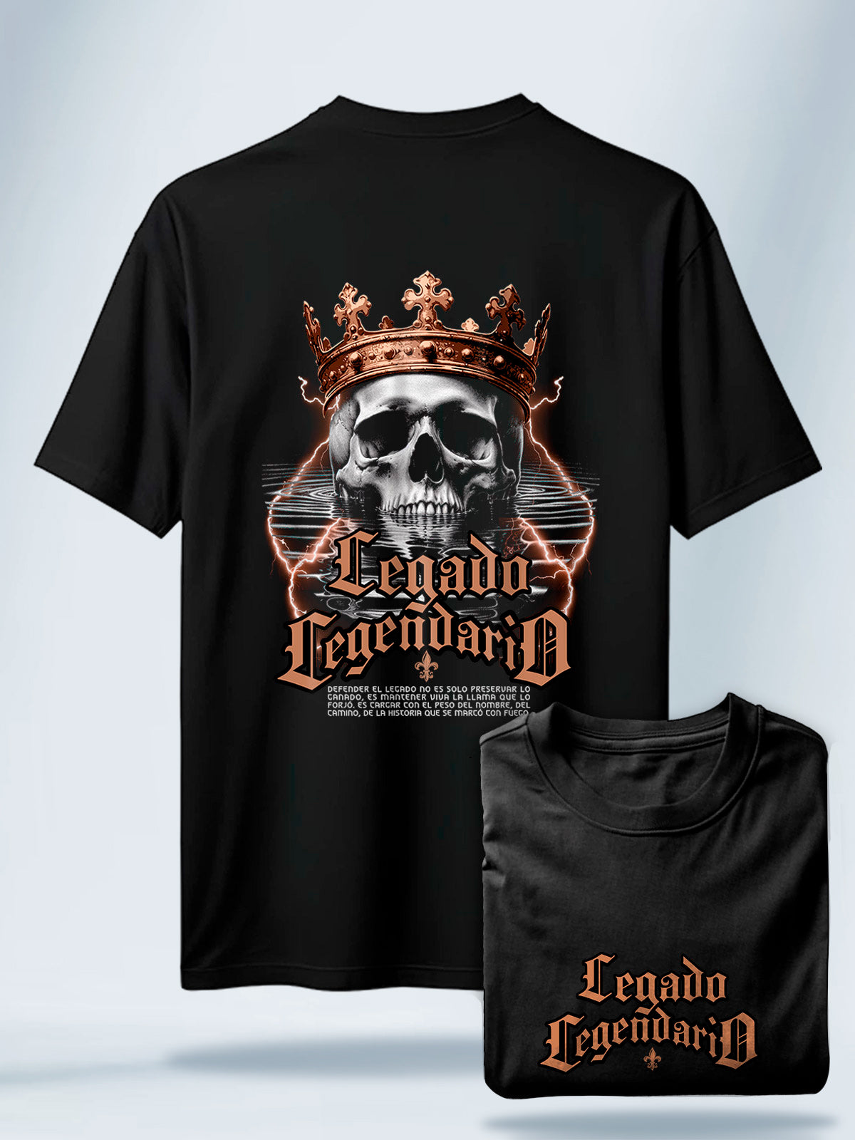Camiseta Unisex Negra Legado Legendario