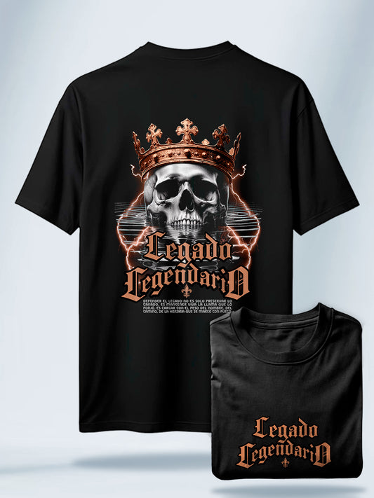 Camiseta Unisex Negra Legado Legendario
