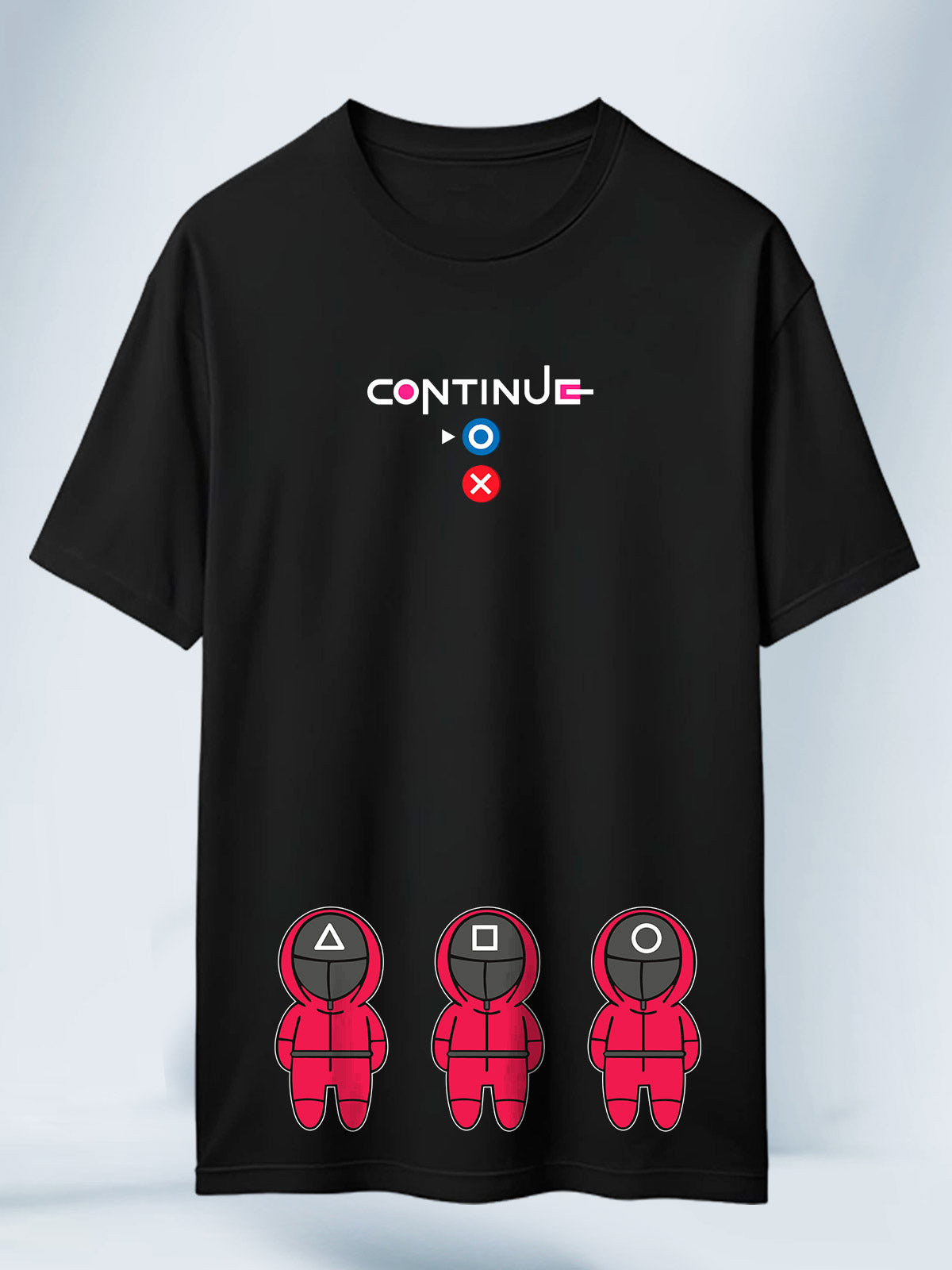 Camiseta Negra Unisex Votación Squid Game