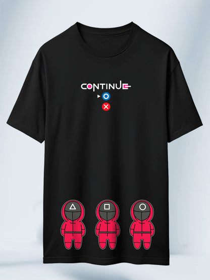 Camiseta Negra Unisex Votación Squid Game