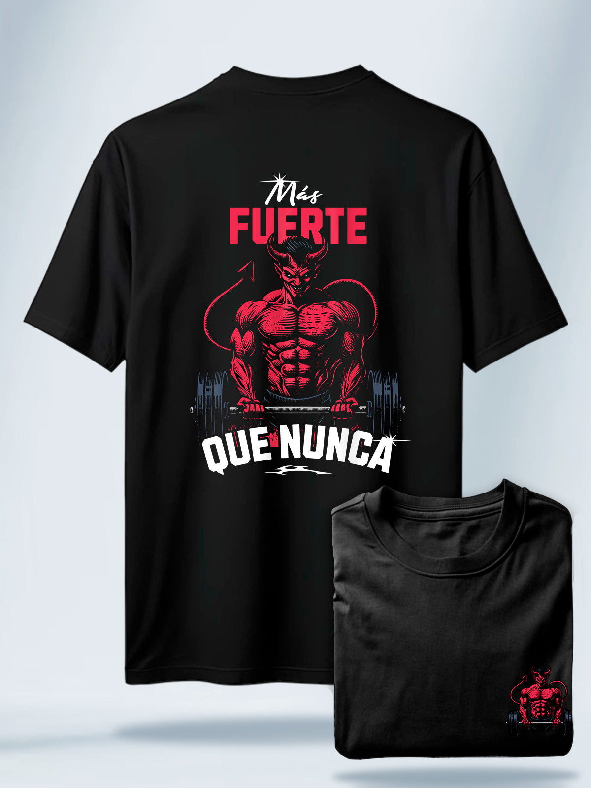 Camiseta Unisex Negra Mas fuerte que nunca
