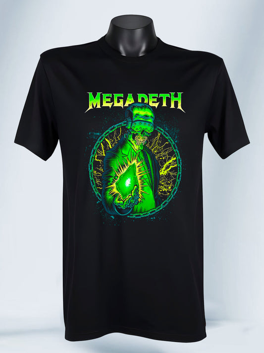 Camiseta Negra Unisex Kryptonite Megadeth