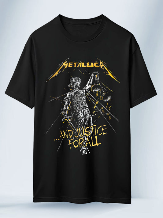 Camisa Negra Unisex And Justice For All Metallica