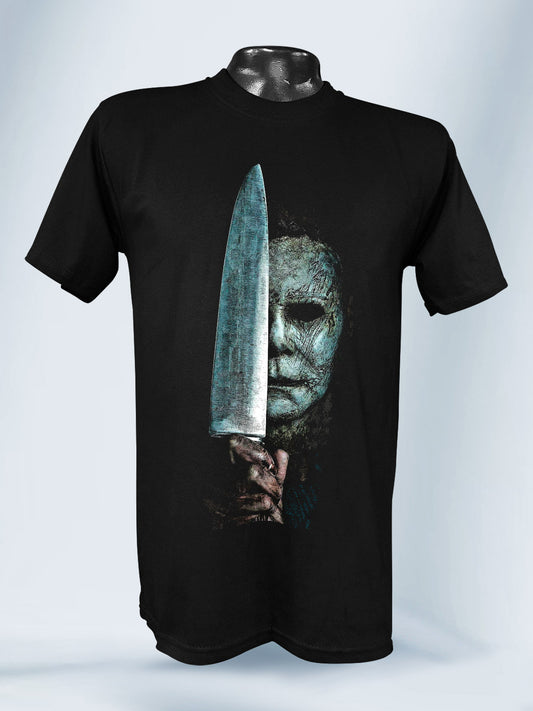 Camiseta Unisex Negra Michael Myers Halloween