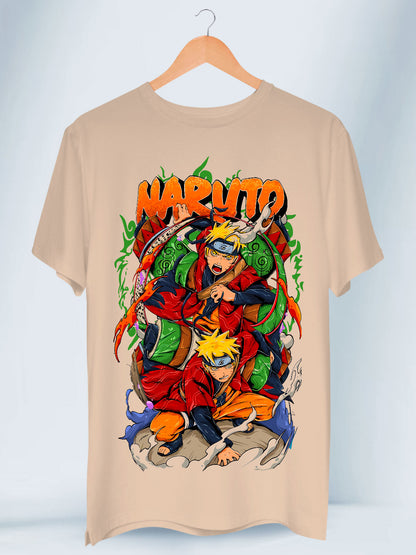 Camiseta Camel Unisex Naruto modo Sabio Naruto Shippuden