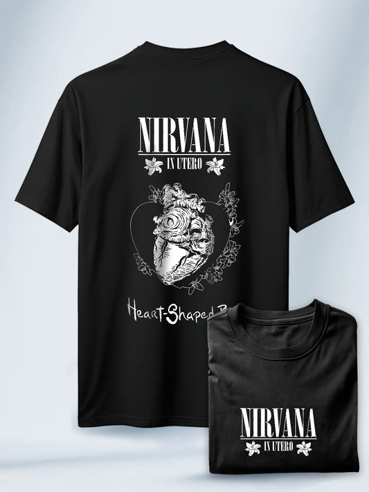 Camisa Negra Unisex In Utero Nirvana
