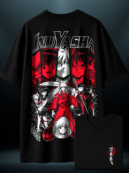 Camisa Premium Oversized Inuyasha Colmillo de Acero Inuyasha