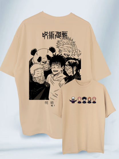 Camiseta Oversized Unisex Pelicula Jujutsu Kaisen 0 Jujutsu Kaisen