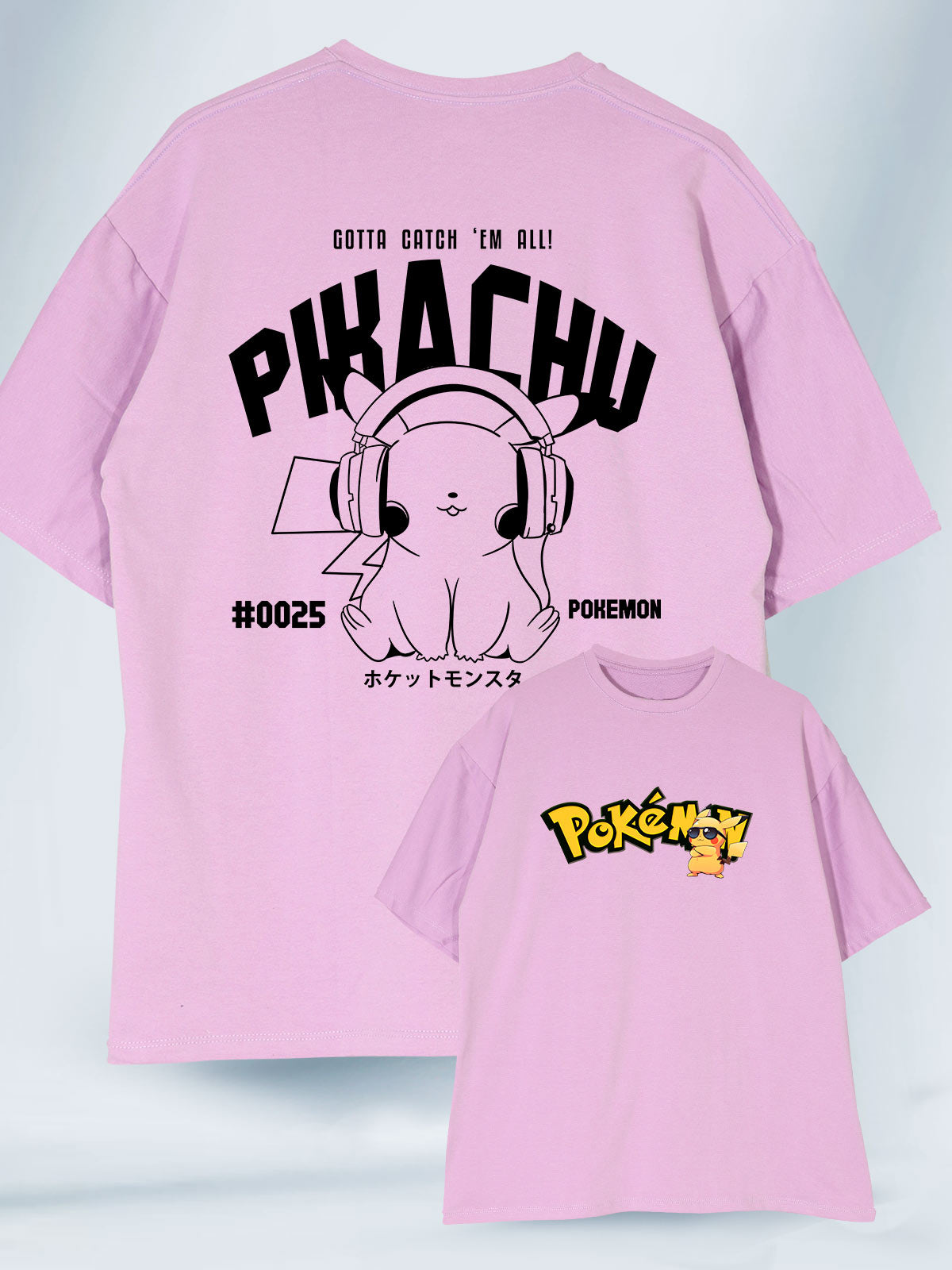 Camiseta Oversized Unisex Cool Pikachu Pokemon