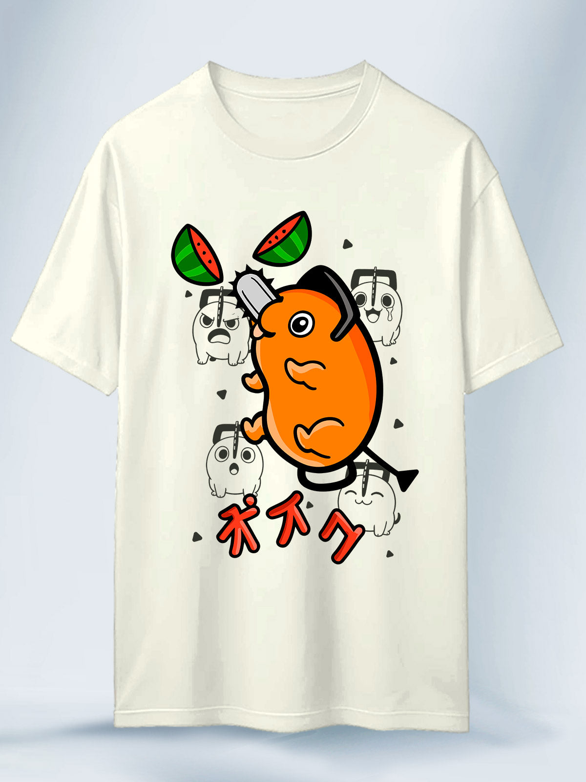 Camiseta Unisex Pochita Fiesta de Sandías Chainsaw Man