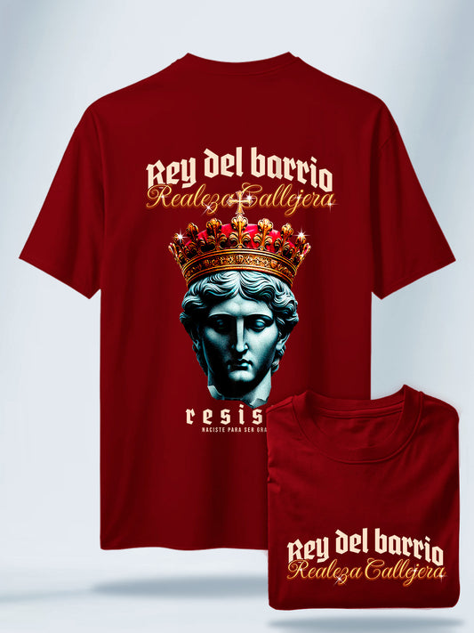 Camiseta Unisex Negra Rey del Barrio
