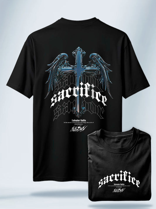 Camiseta Unisex Negra Sacrifice