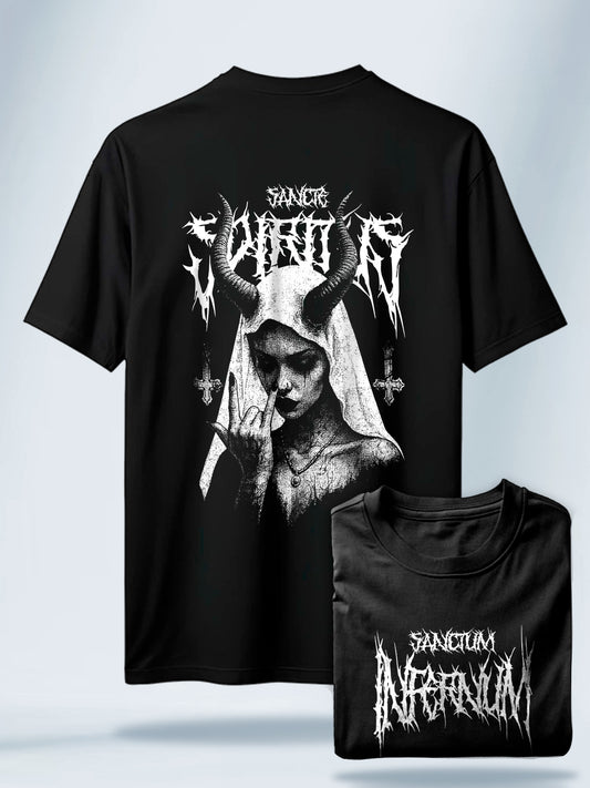 Camiseta Unisex Negra Sanctum Infernum