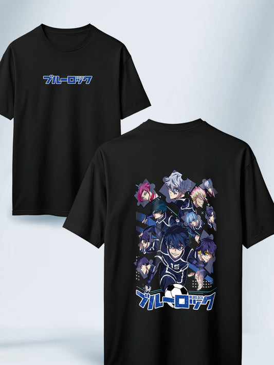 Camiseta Negra Unisex Fase 2 Proyecto Blue Lock