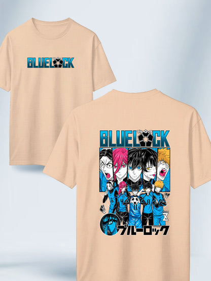 Camiseta Beige Unisex Equipo Z Blue Lock