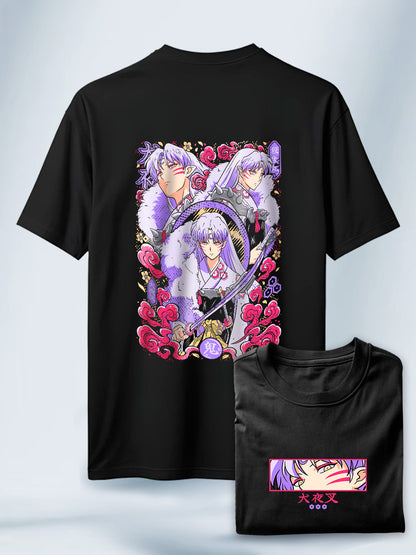 Camisa Negra Unisex Rey Bestia del Oeste Sesshomaru Inuyasha