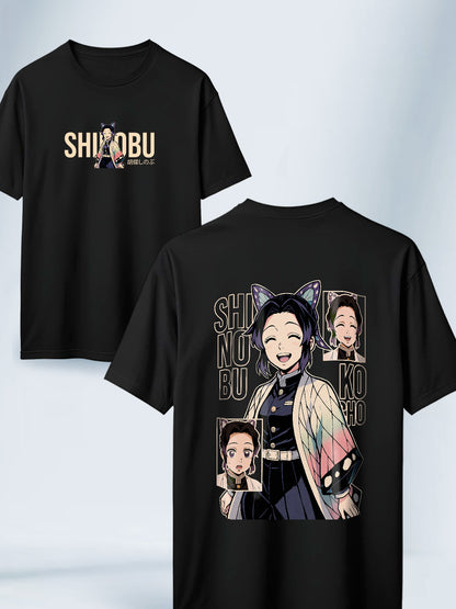 Camiseta Unisex Shinobu Sonrisa Venenosa Demon Slayer