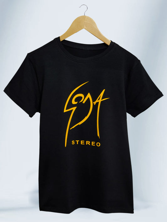Camiseta Negra Unisex Leyenda del Rock Latino Soda Stereo
