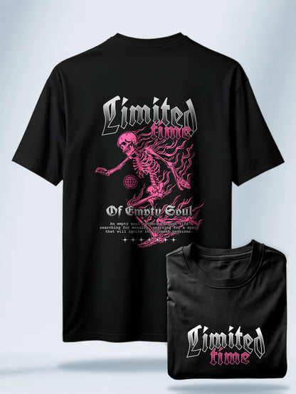 Camiseta Unisex Negra Tiempo Limitado
