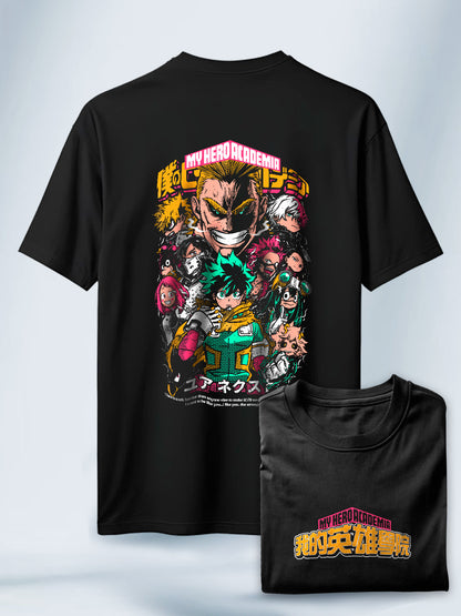Camisa Negra Unisex Clase A My Hero Academia