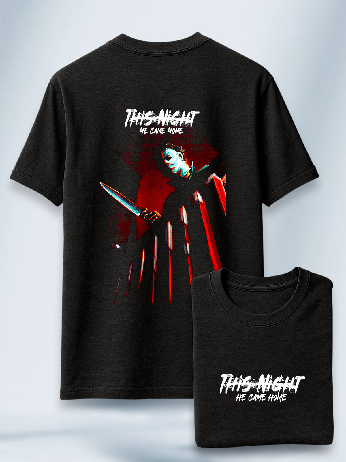 Camiseta Unisex Negra Volviendo a Casa Halloween