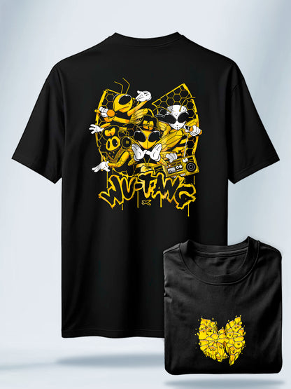 Camiseta Unisex Negra Wu tang clan #3