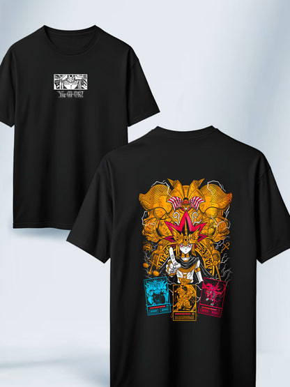 Camiseta Negra Unisex Faraon Atem YuGiOh