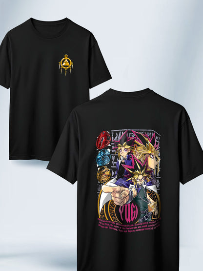 Camisa Negra Unisex Yugi y el Faraon YuGiOh