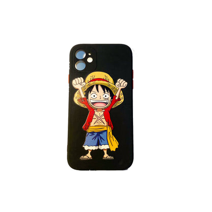 Carcasa de Silicona para Iphone 12 One Piece Monkey D. Luffy Nuevo Mundo
